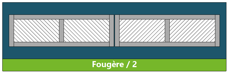 Soubassement fougère/2