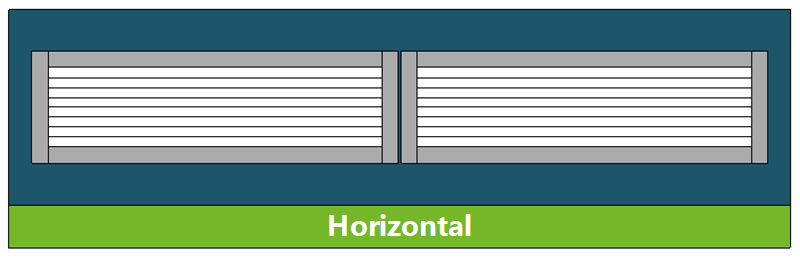 Soubassement horizontal